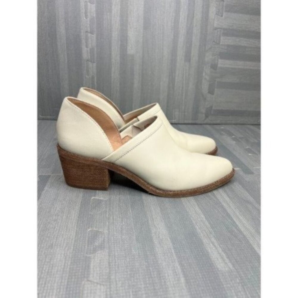 Madewell The Brandy Lowcut Booties Ivory Women  Size 7